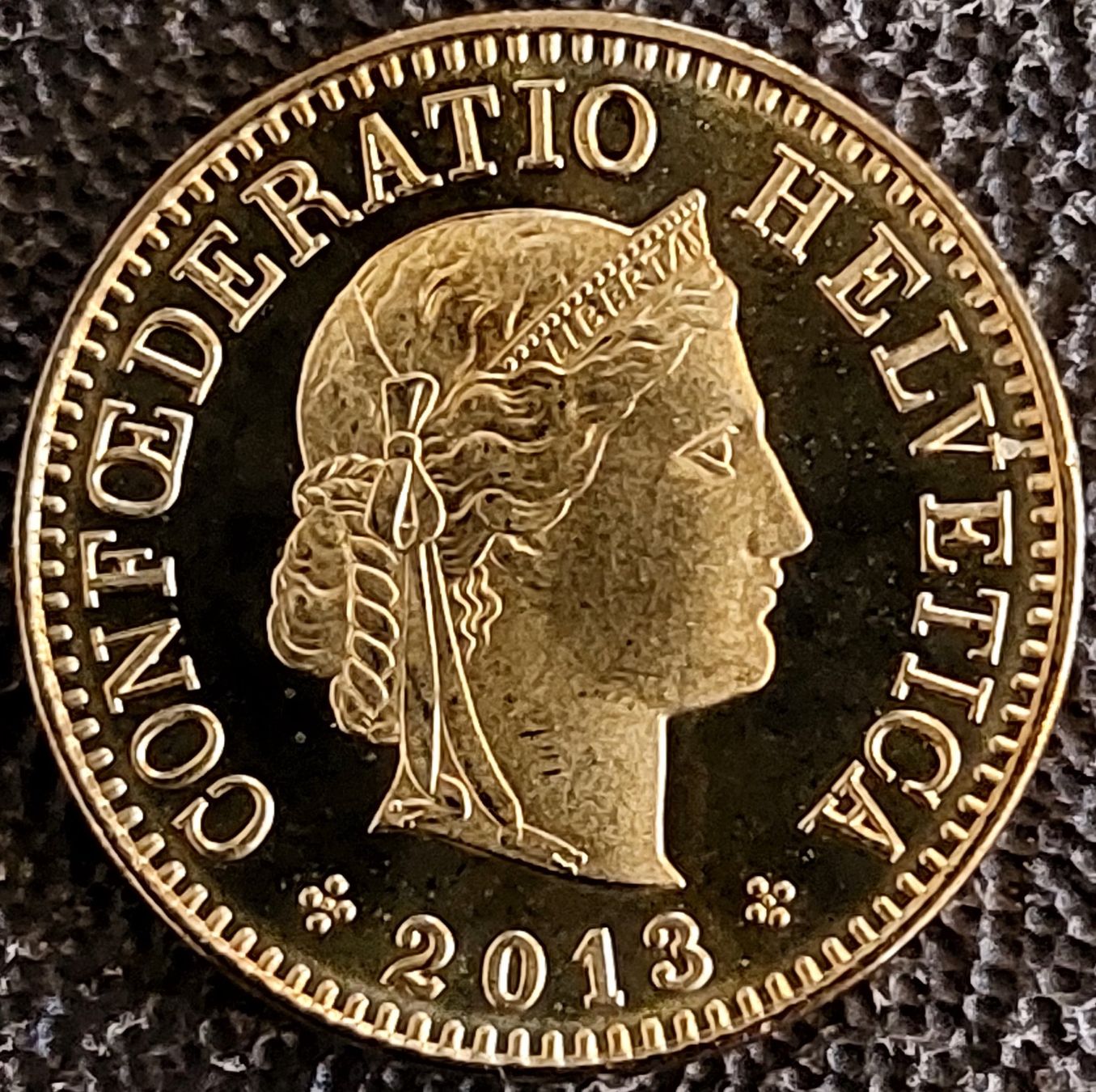 Tutti le monete: 5 Rappen 2013 stgl. / aus Münzsatz – Nuovo (secondo la descrizione) da Arch venduto da coinsandmore