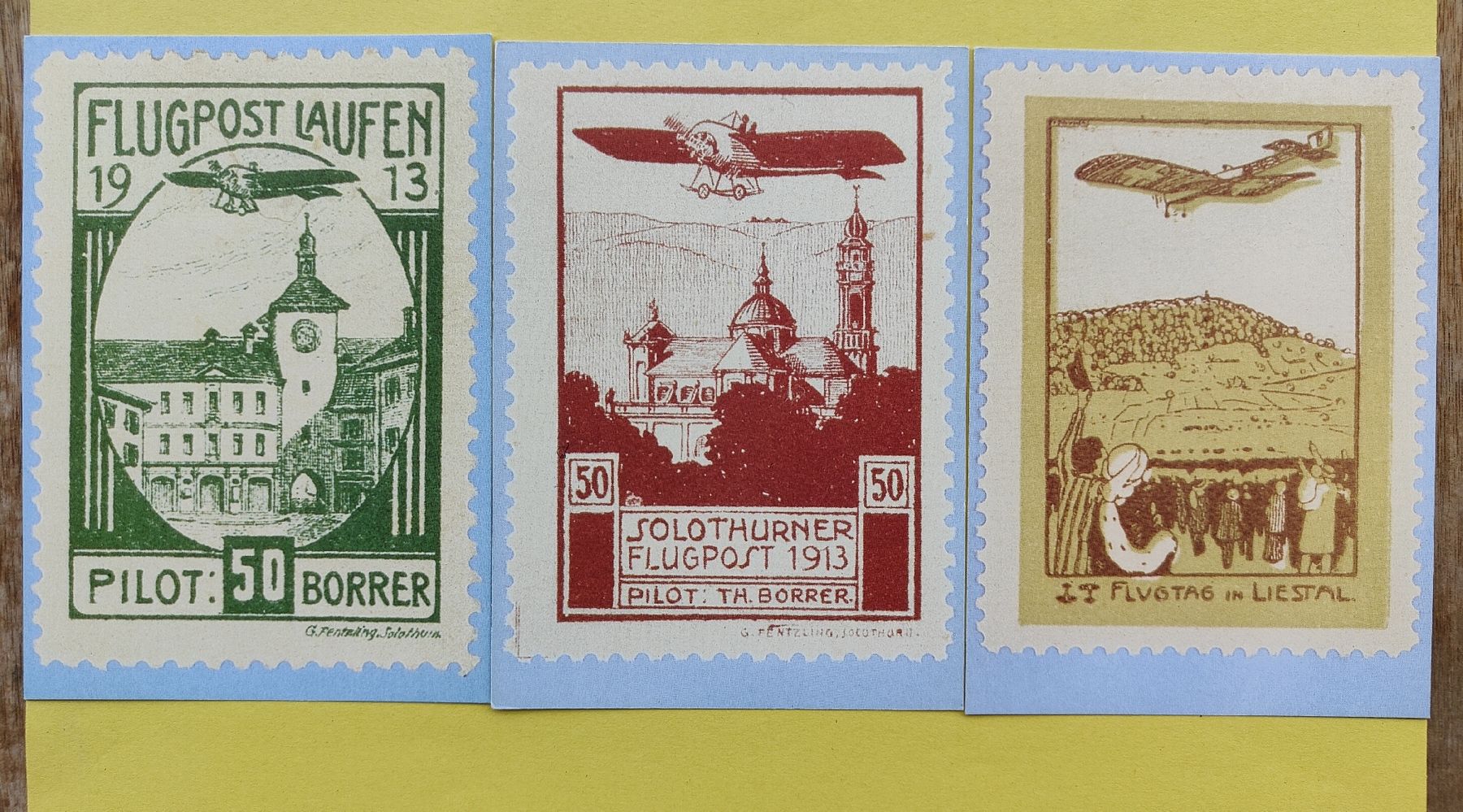 Cartes postales: Ansichtskarte Flugpost – Neuf (Voir description) à chur par Hmars 2