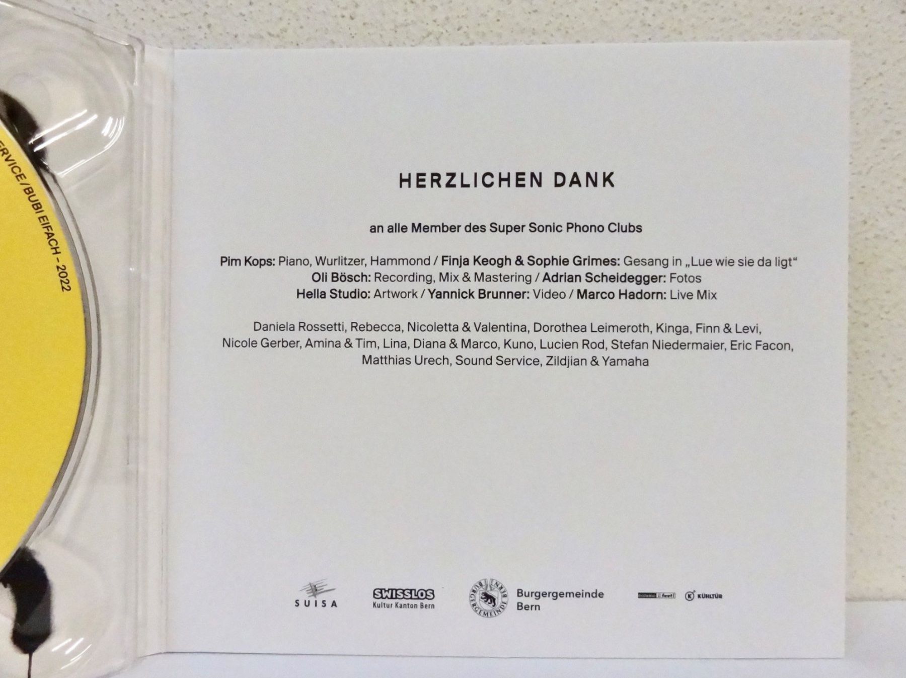 CDs: CD BUBI EIFACH / SCHÖN GITS EUCH - signiert - MIT FREUD – Neu (gemäss Beschreibung) aus Kerzers von djstarsky73 5