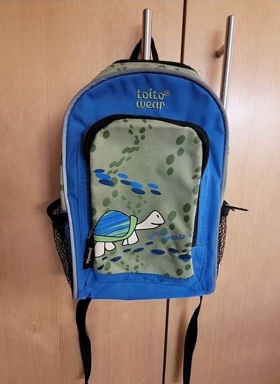 Zaini: Sac à dos bleu et vert – Usato da Chemin venduto da Sophiepittier