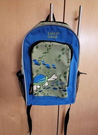 Sac à dos bleu et vert