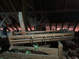 Lit à bascule , bébé Schaukelbett valais
