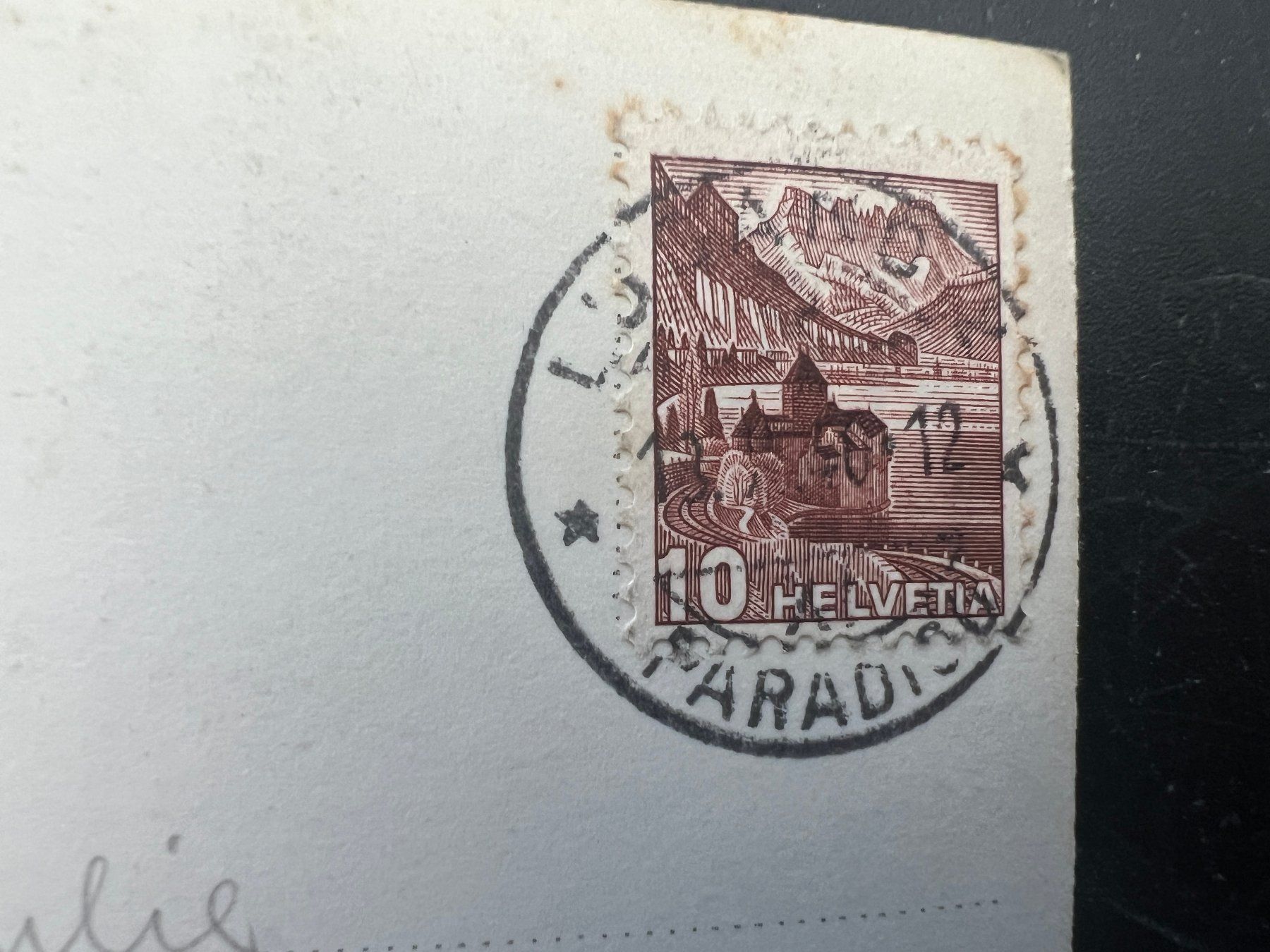 Ansichtskarten: AK  1940 Morcote     (G950) – Gebraucht aus Hinwil von Sidi4 1