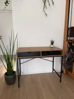 Schreibtisch TRAPPEDAL 48x95 Eiche/schwarz