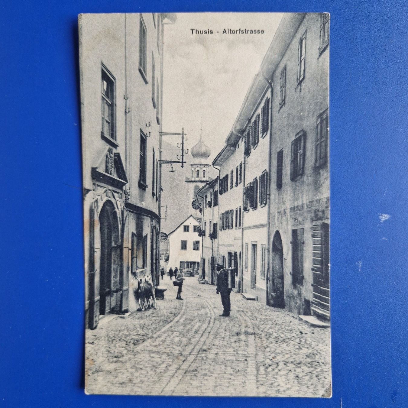 Cartoline postali: Thusis - Altdorfstrasse – Usato da Flums venduto da Guscha1
