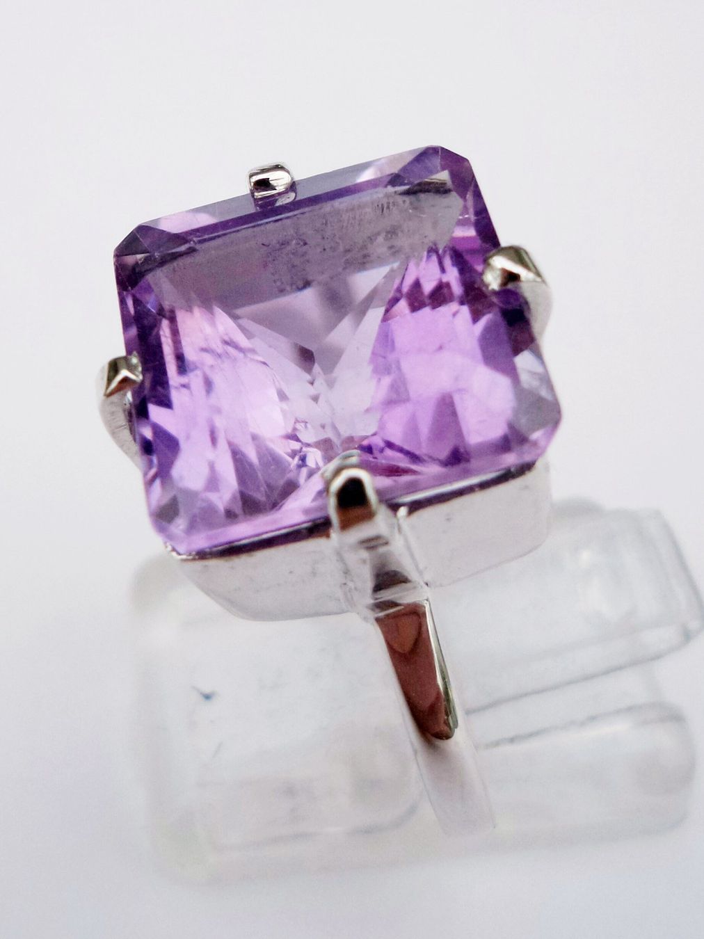 Ringe: Amethist Solitaire Gr. 56 – Neu (gemäss Beschreibung) aus Zürich von Bieter04 7