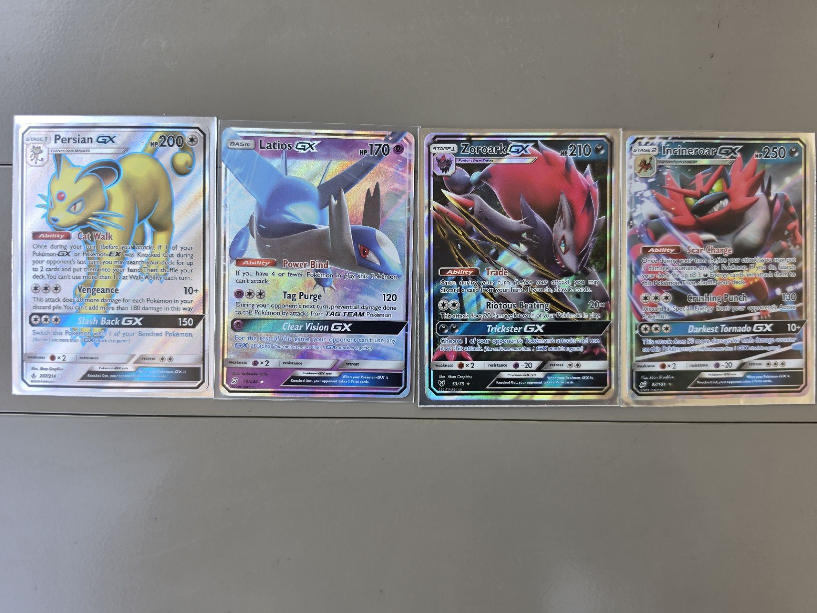 Pokémon Sammelbilder & Trading cards: Pokemon Sammelkarten 4 x GX Karten – Neu (gemäss Beschreibung) aus Wallisellen von BaronesseLea