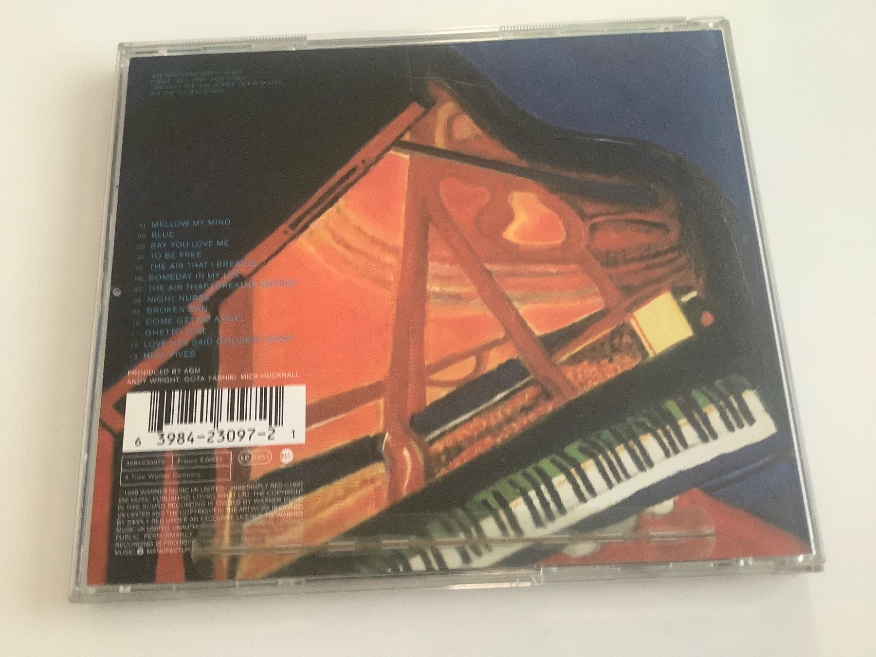 CD: Simply Red / Blue / 1998 – Usato da Dübendorf venduto da Shreck 1