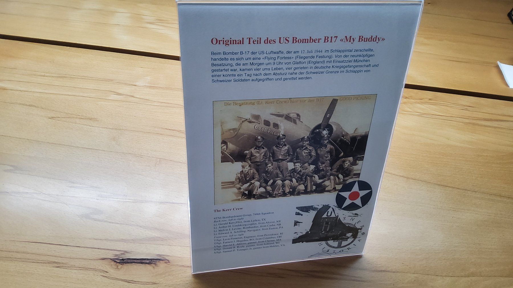 Contenitori & Simili: Original Teil US Bomber B 17 My Buddy – Usato da Schöftland venduto da bike.1953 2