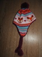 Wintermütze mit Fuchsmuster, 110/128