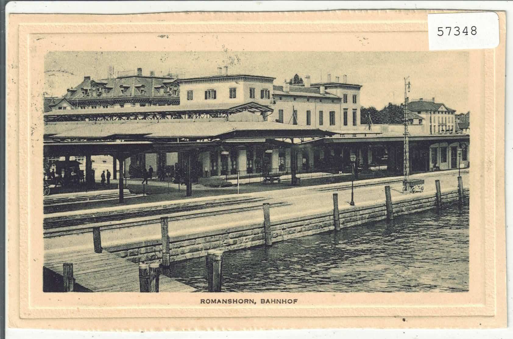 Ansichtskarten: Romanshorn - Bahnhof – Gebraucht aus Ettingen von Kartenplanet