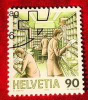 CH Briefmarken Vollstempel   