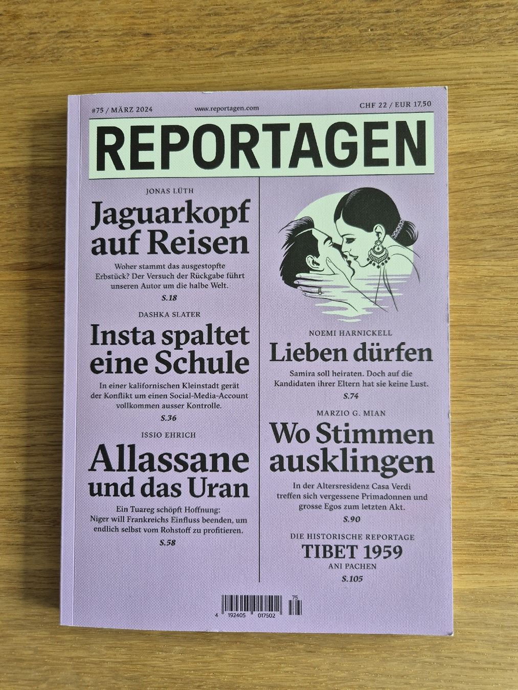 Riviste & Magazine: Reportagen Magazin #75 – Usato da Bern venduto da miruslav