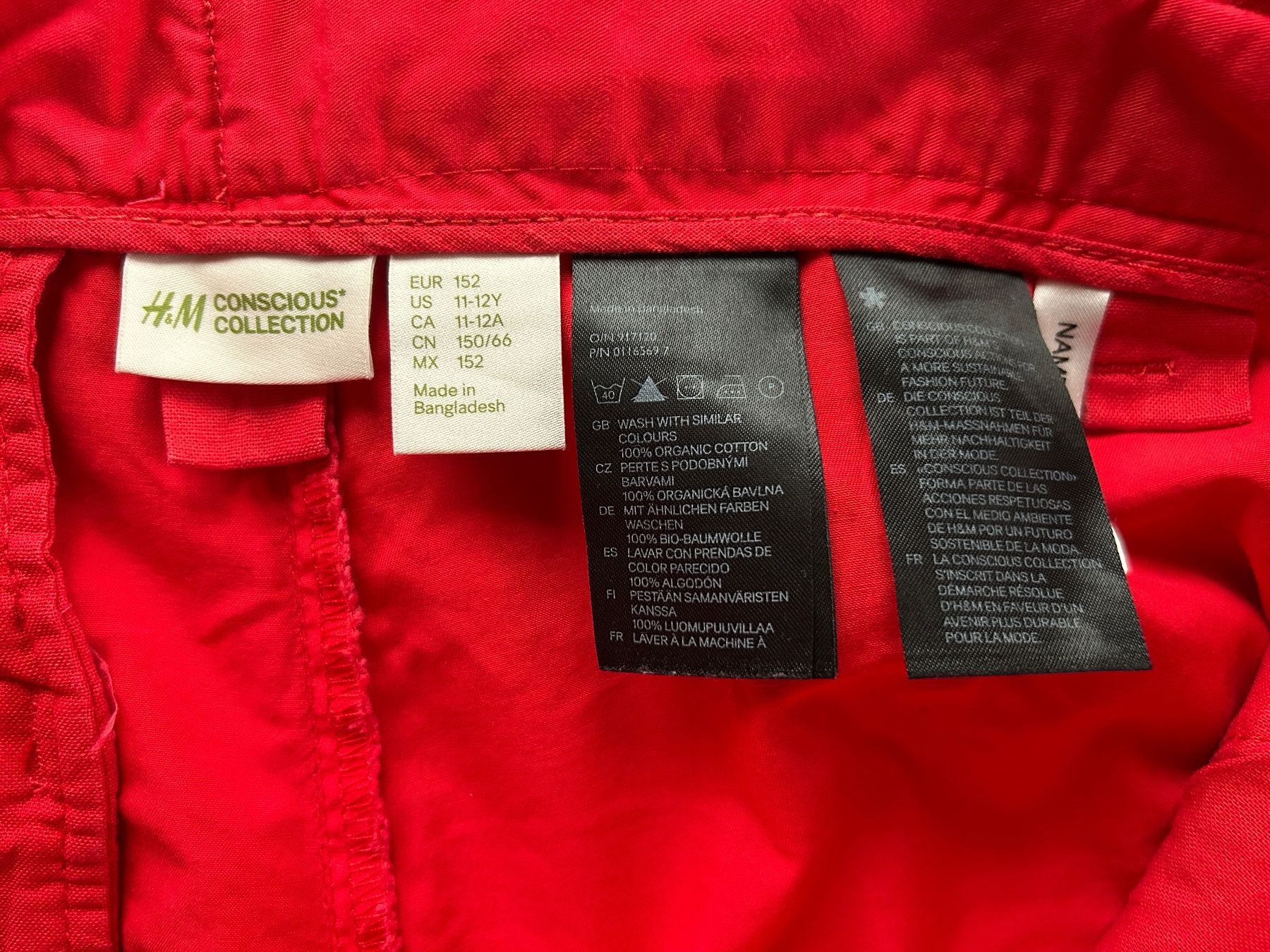 H&M Pantaloni: Kurze, rote Kinderhose Grösse 152 – Usato da Grosswangen venduto da che_gr 1