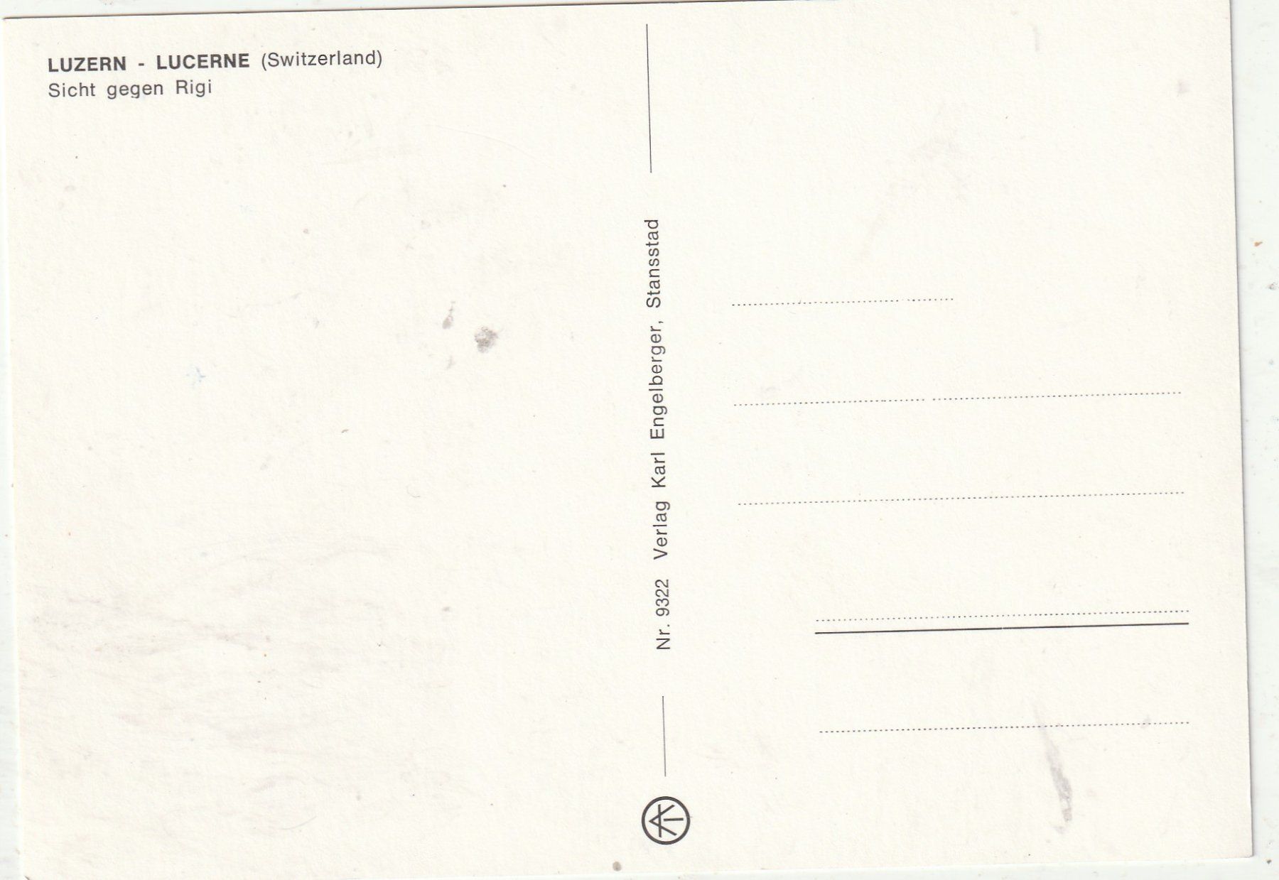 Cartoline postali: Luzern – Usato da Lumbrein venduto da made02 1