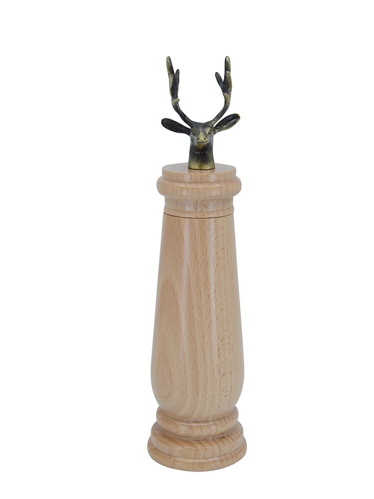 Elettrodomestici da cucina: Holz Pfeffer- & Salzmühle "Hirsch" gross – Nuovo e nell'imballaggio originale da Wettingen venduto da kochshop 1