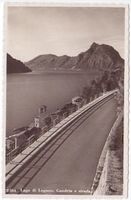 Gandria, strada, Lago di Lugano