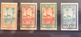 Rare Collection de Timbres Guyane Française d'été - Superbe!