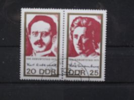 DDR 1971 Rosa Luxenb.&Karl Liebkn. gest.