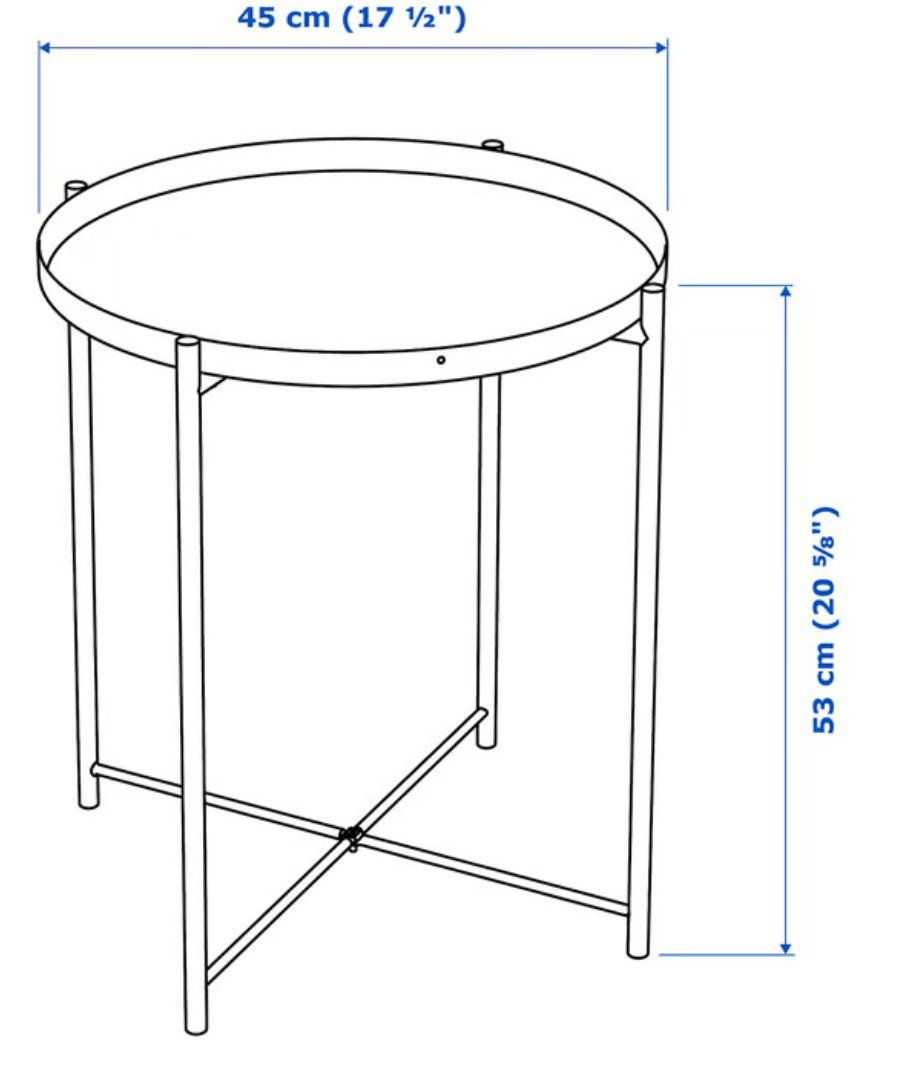 Ikea Tische: Beistelltisch GLADOM – Neu und originalverpackt aus Männedorf von cht_th 2