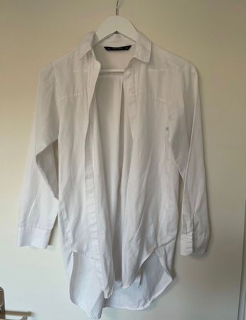 Set 5 Hemden Bluse Weiss Oversized Elegant S/M Zara