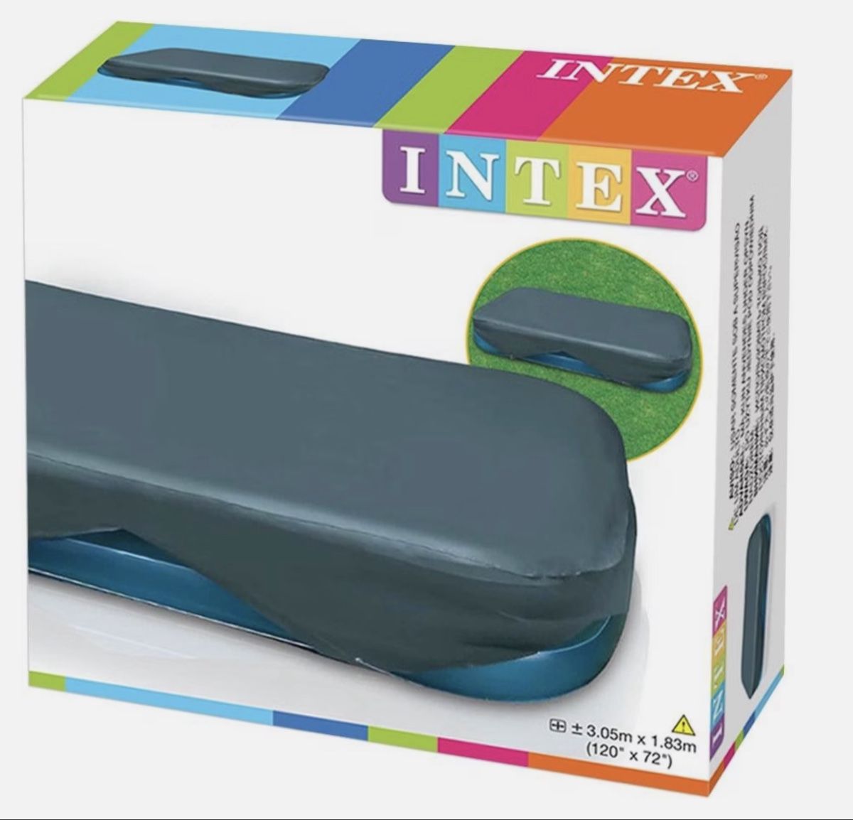 Accessoires de piscine: Intex Rectangular Pool Abdeckungsplane 3.05 x 1.83m - NEU! – Neuf avec emballage d'origine à Weesen par Hahniv 1