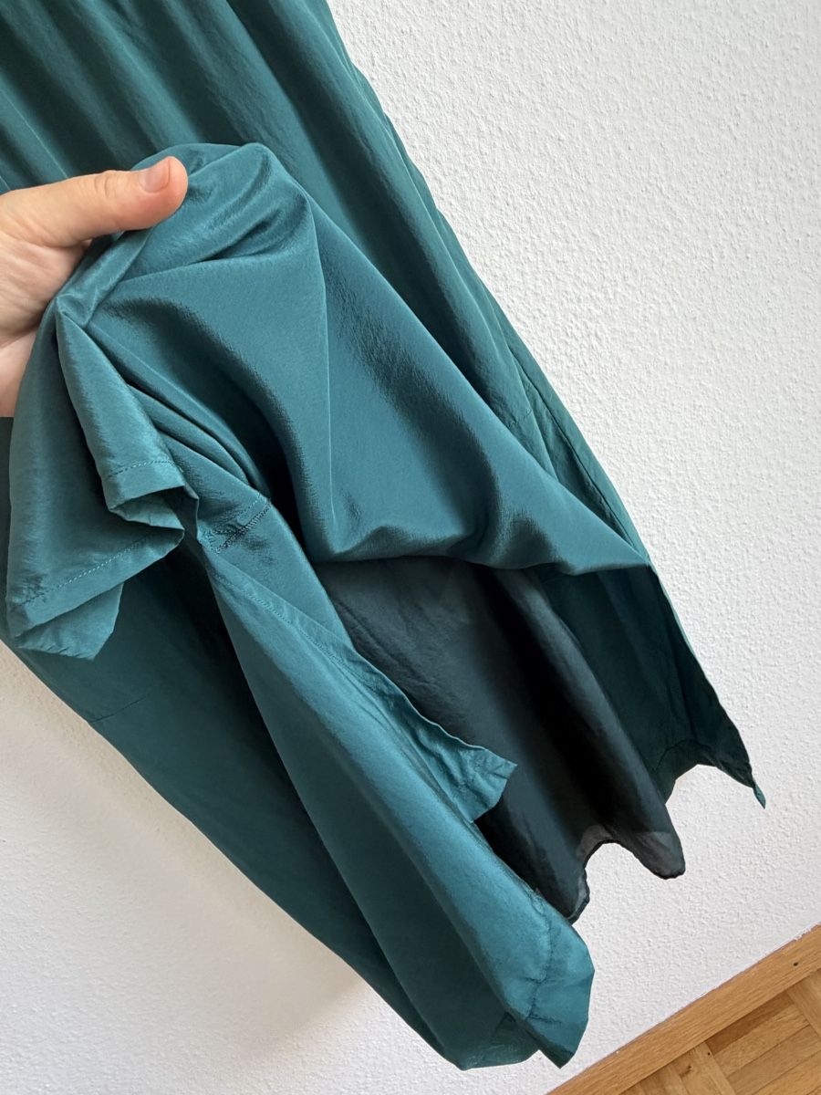 Jil Sander Vestiti: Robe en soie 100 % vert émeraude Jil Sander – Usato da Cressier FR venduto da Kvito4ka 3