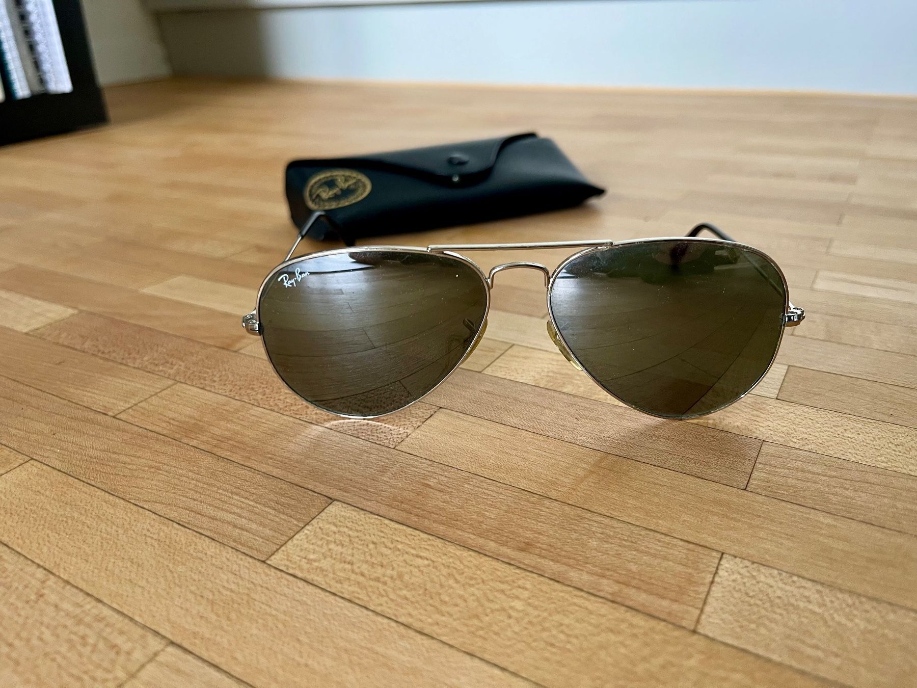 Lunettes & Verres: Ray-Ban Sonnenbrille silber verspiegelt – D'occasion à Winterthur par Oli4_