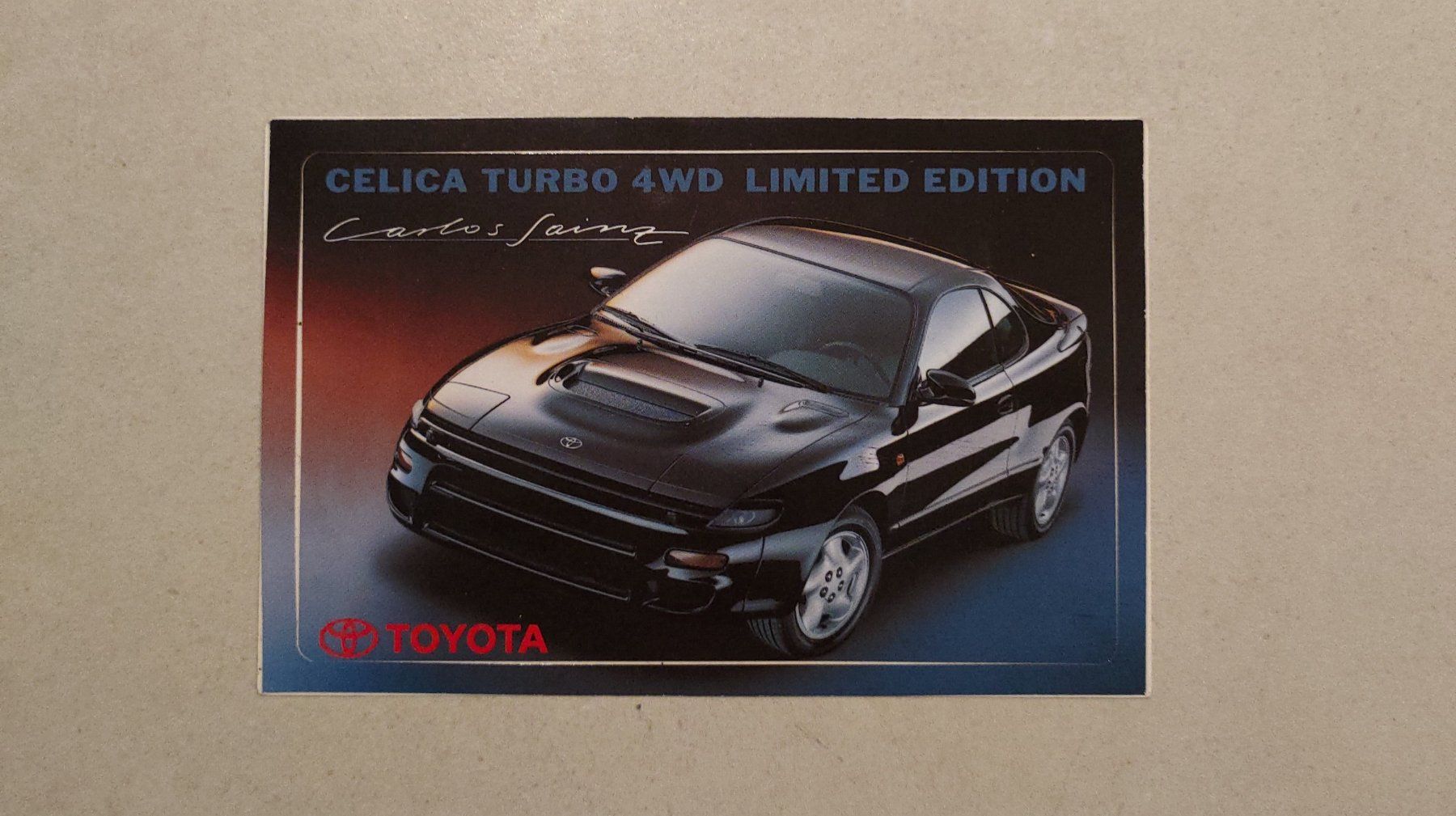 Sticker: Toyota Celica Aufkleber – Nuovo (secondo la descrizione) da Wetzikon ZH venduto da Douglas-MD-11