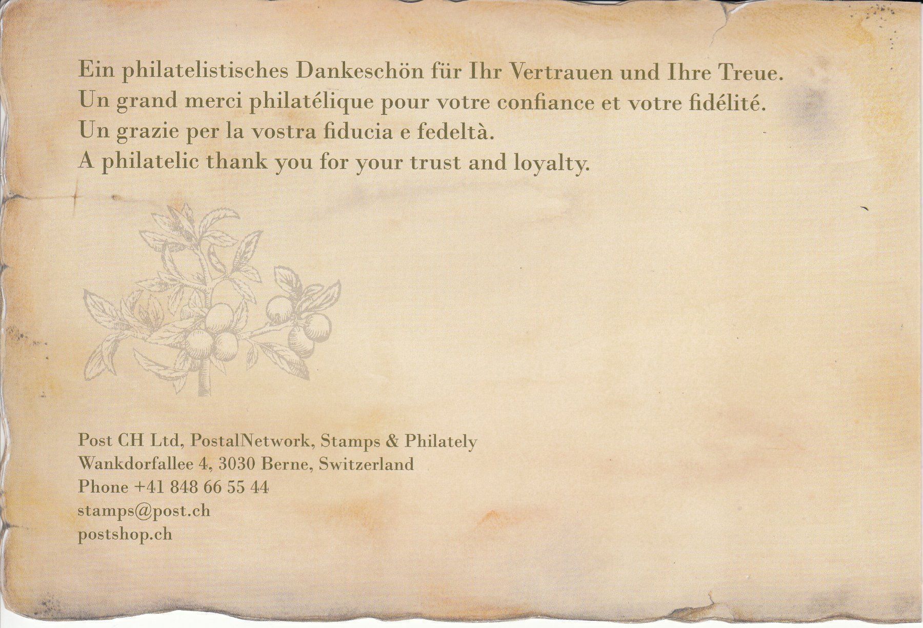 Tutti i francobolli: SBK 1704 Geschenkfolder – Usato da Bürglen TG venduto da StampGraf 3