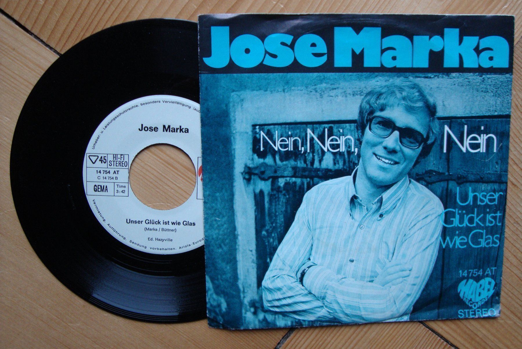 Dischi in vinile: JOSE MARKA - NEIN, NEIN, NEIN Single – Usato da Bern venduto da Uli_10_11 1