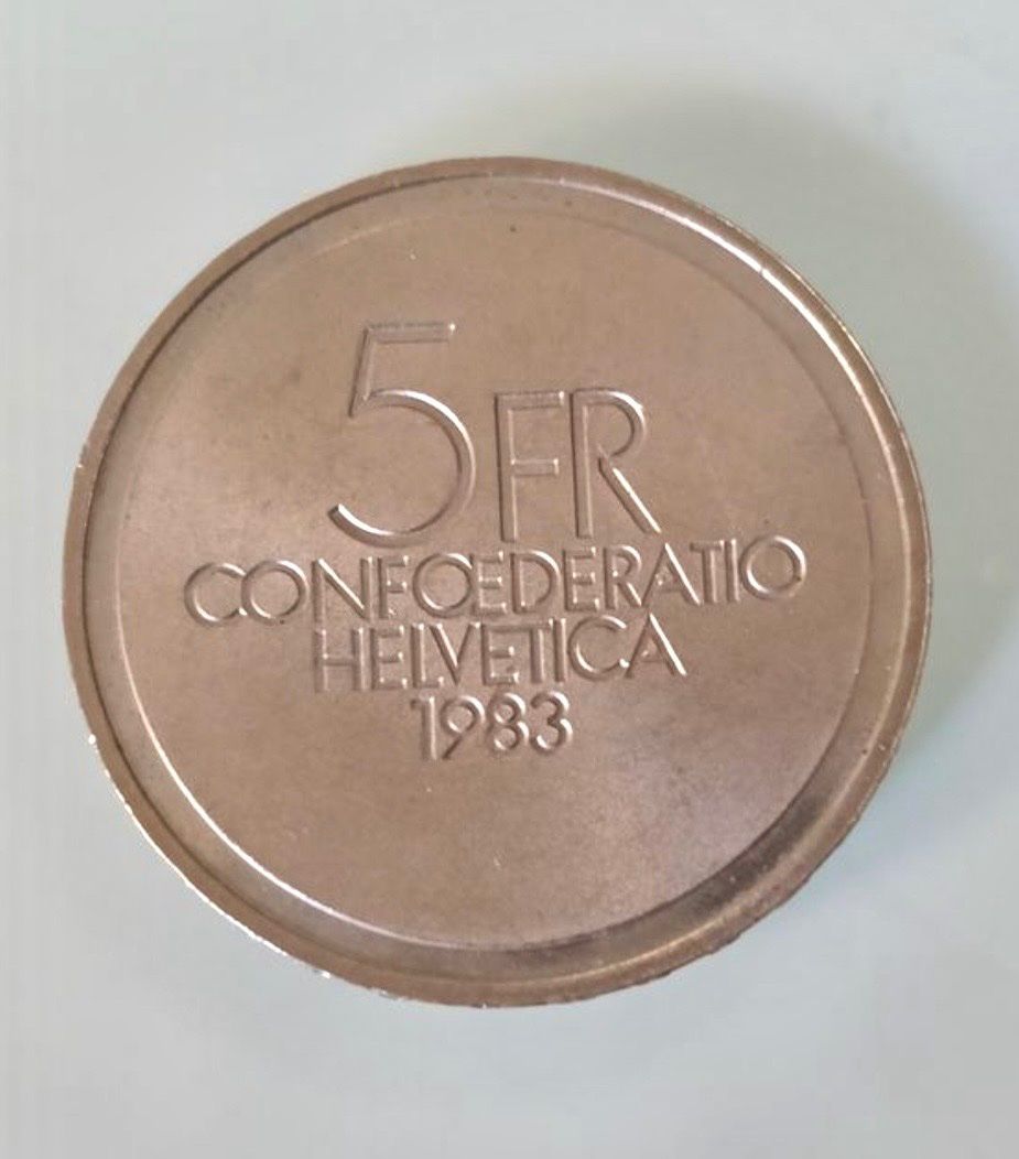 Tutti le monete: 5 Francs commémorative 1983 – Usato da Renan BE venduto da johncactus 1