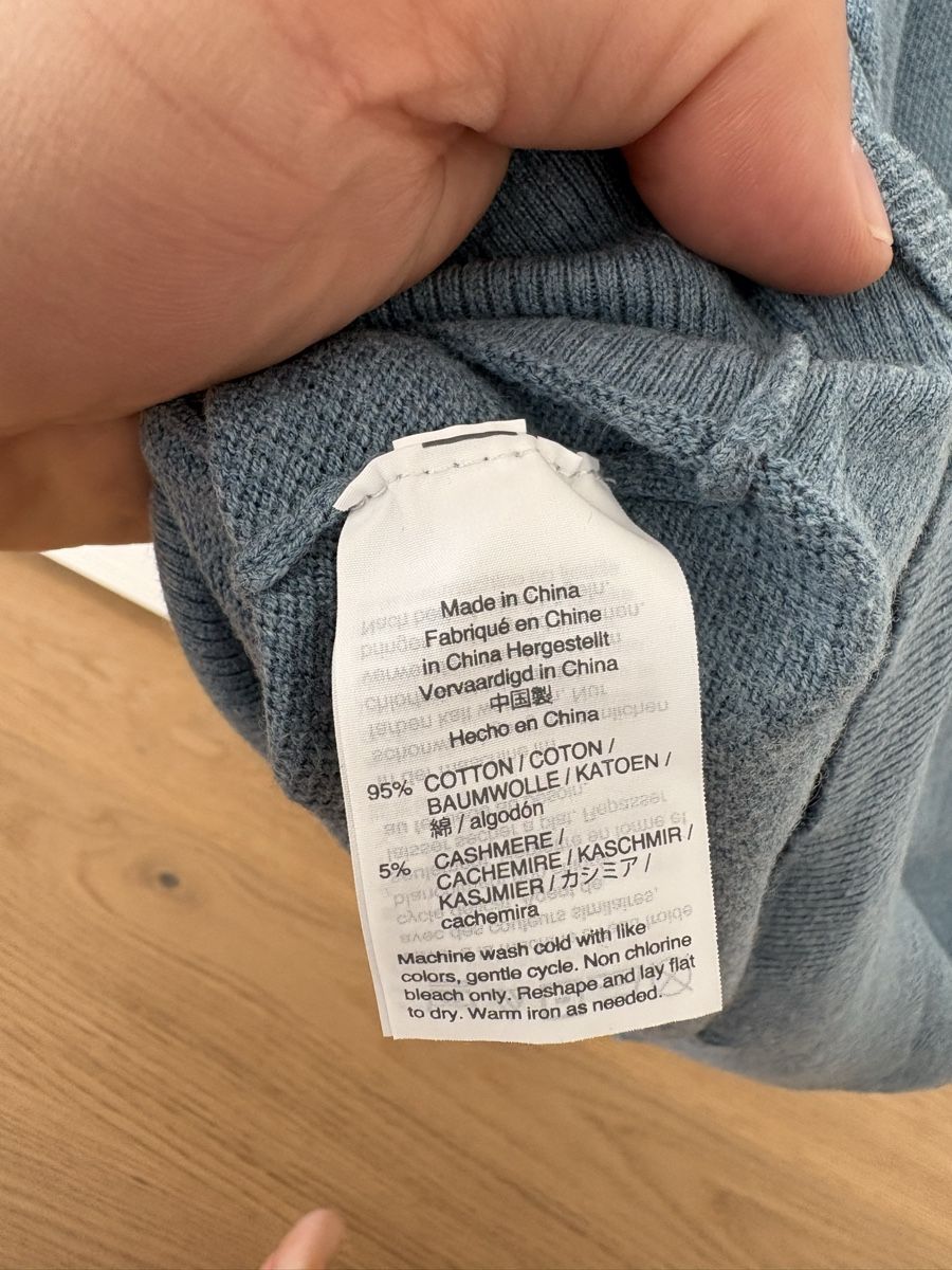 J.Crew Maglioni & Felpe: J.Crew 5% Cashmere Blue Sweater, Size M, Light & Cozy – Usato da Obbürgen venduto da cla_x9h6 3