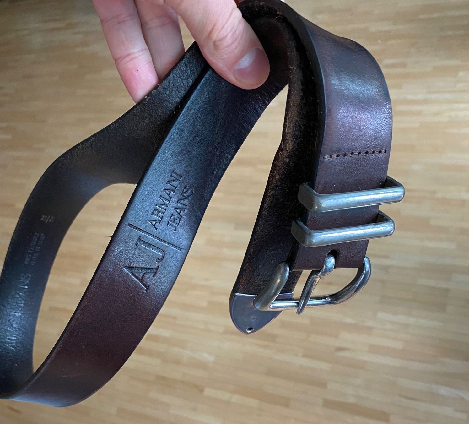 Armani Cinture: Original Armani Jeans Gürtel, size M – Usato da Winterthur venduto da ivan12891