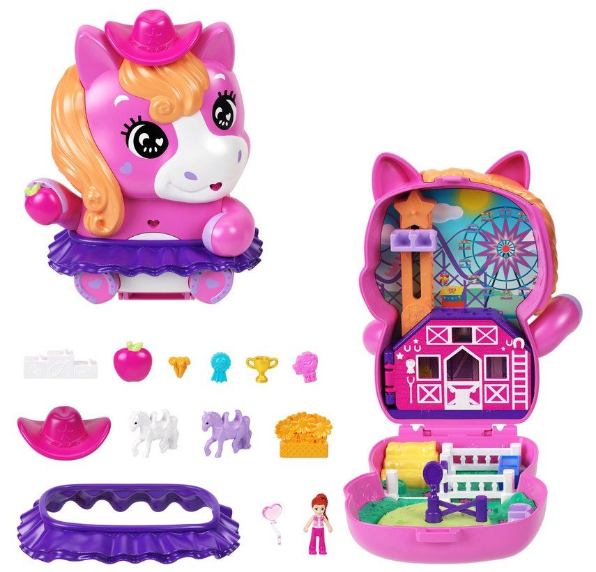 Polly Pocket Giocattoli: Polly Pocket Pony Rodeo Schatulle – Nuovo e nell'imballaggio originale da Oensingen venduto da Liquidations-Shop