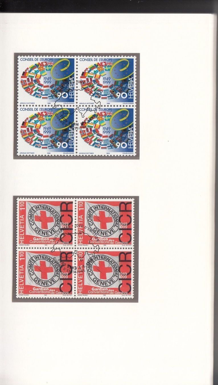 Tutti i francobolli: Die Briefmarken der Schweiz 1999,  VB ET – Usato da Bürglen TG venduto da StampGraf 7