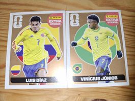Panini FIFA Extra Sticker Vinicius Jr Gold