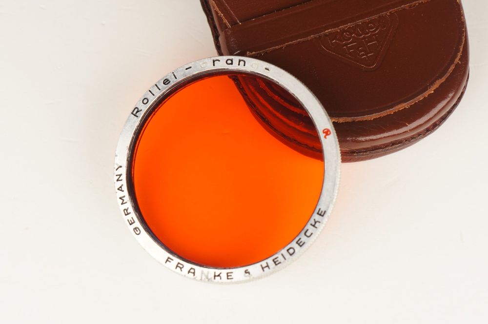 Filtre Orange Rollei RIII Pour Rolleiflex 2.8 – Bon état – Correction De Couleur
