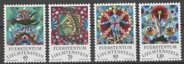 Liechtenstein 1977 Satz Tierkreiszeichen I Nr.  596-99 **