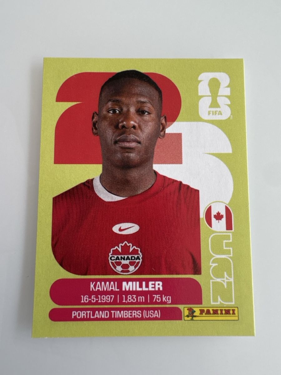 Panini Carte collezionabili: Panini 2026 Kamal Miller CAN9 – Nuovo (secondo la descrizione) da Bern venduto da akl_sy9s