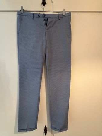 Pantaloni Roberto Pepe Uomo tg 34 blu fantasia usati