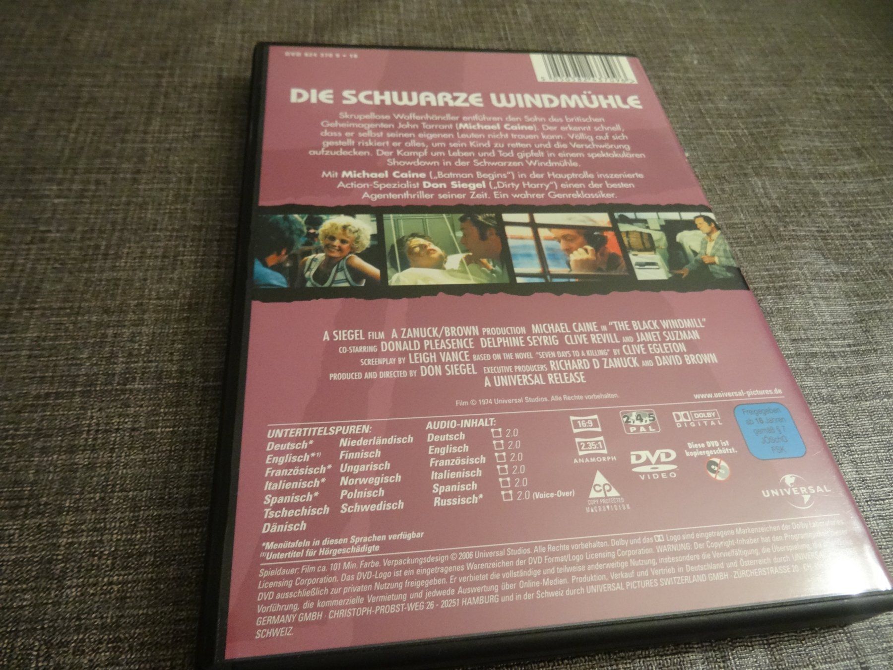 Tous les DVDs: DVD Die schwarze Windmühle Michael Caine – D'occasion à Olten par Disc-Verkauf 2