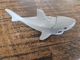lego animal 62605pb04c01 Light Bluish Gray Shark Large 