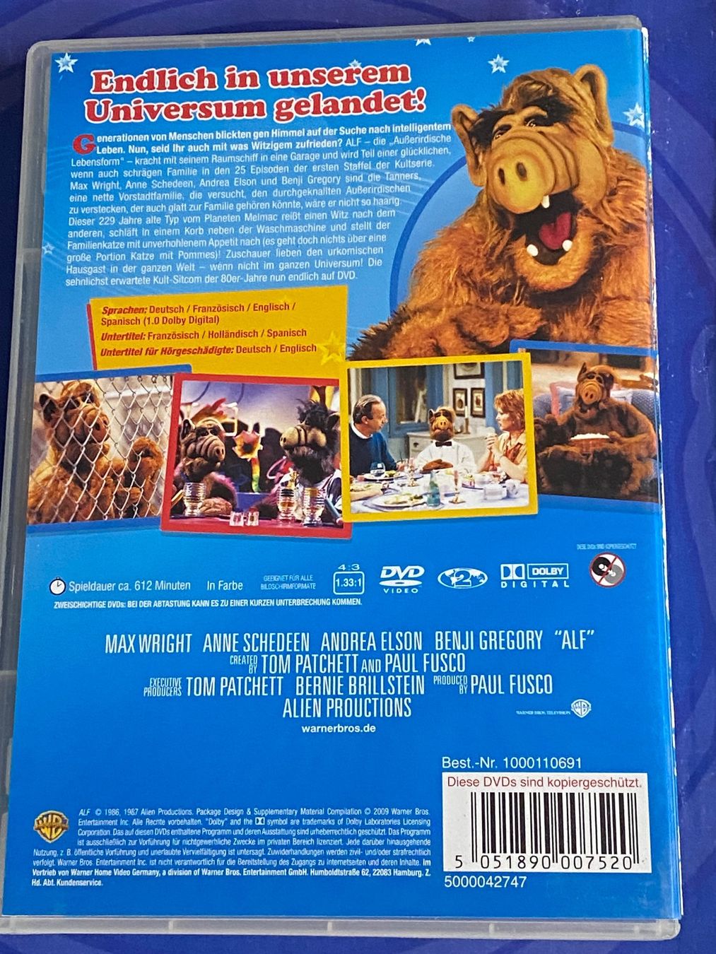 Tutti i DVDs: ALF Staffel 1 – Usato da Muri b. Bern venduto da AdidasCollector 1