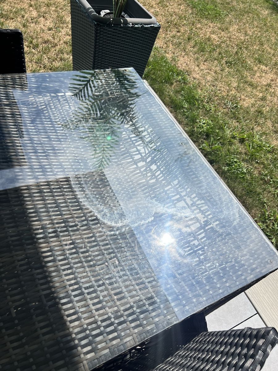 Set de table et chaises: Gartentisch Rattan – D'occasion à Wittenbach par Tamara113 2