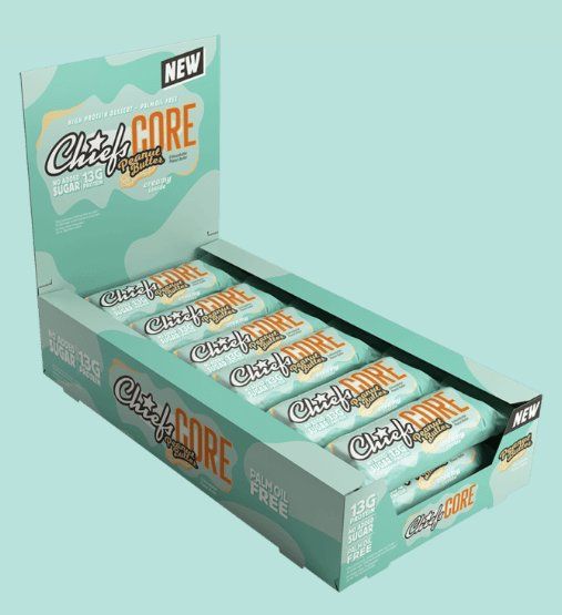 Cibi & Specialità: Chiefs Protein Core Bars - Peanut Butter - 12er Box – Nuovo e nell'imballaggio originale da Winterthur venduto da Schwestere