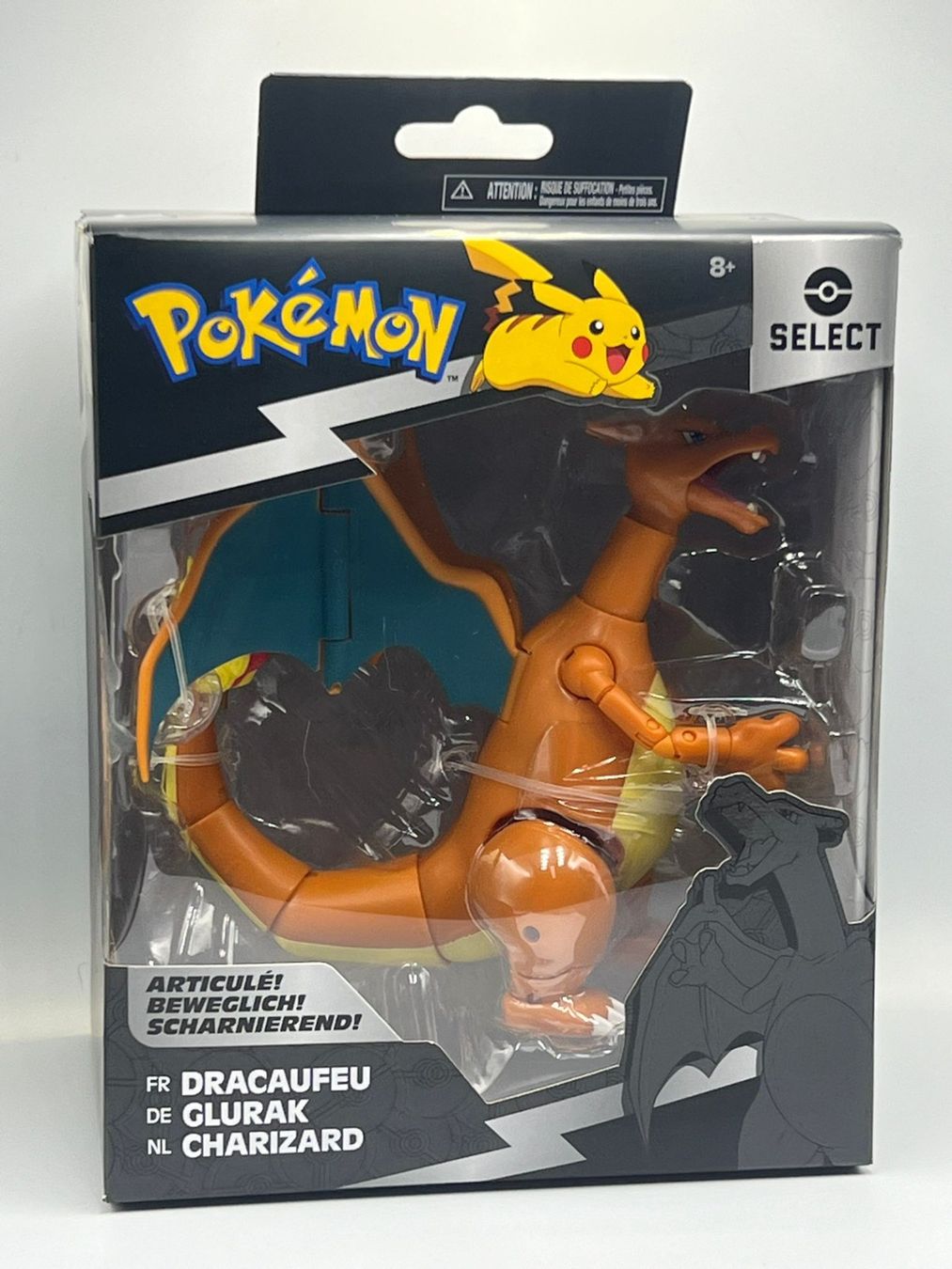 Pokémon Figuren: Glurak Charizard Pokemon Select Serie 2, Neu & OVP! – Neu und originalverpackt aus Emmen von VK-Retail 4