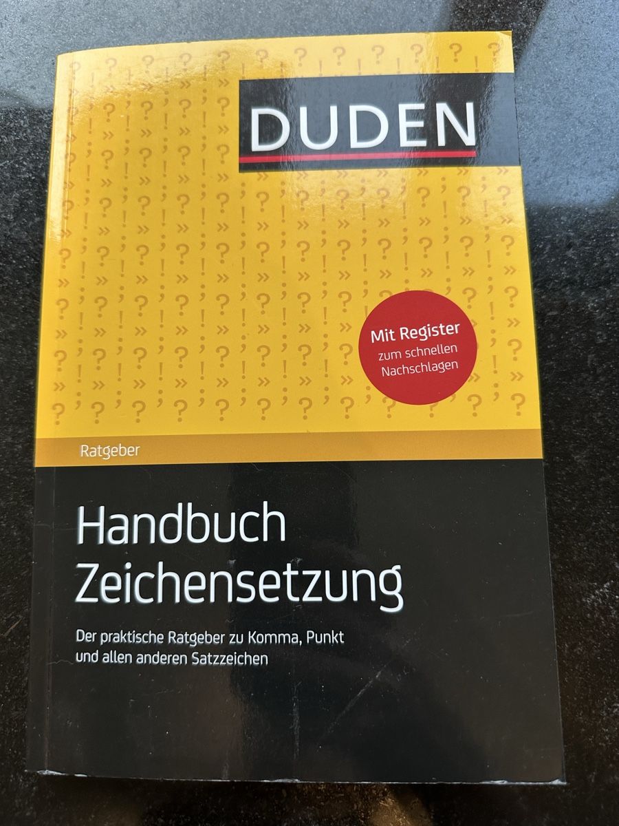 Libri: Duden Handbuch Zeichensetzung – Usato da Bern venduto da Shininglove