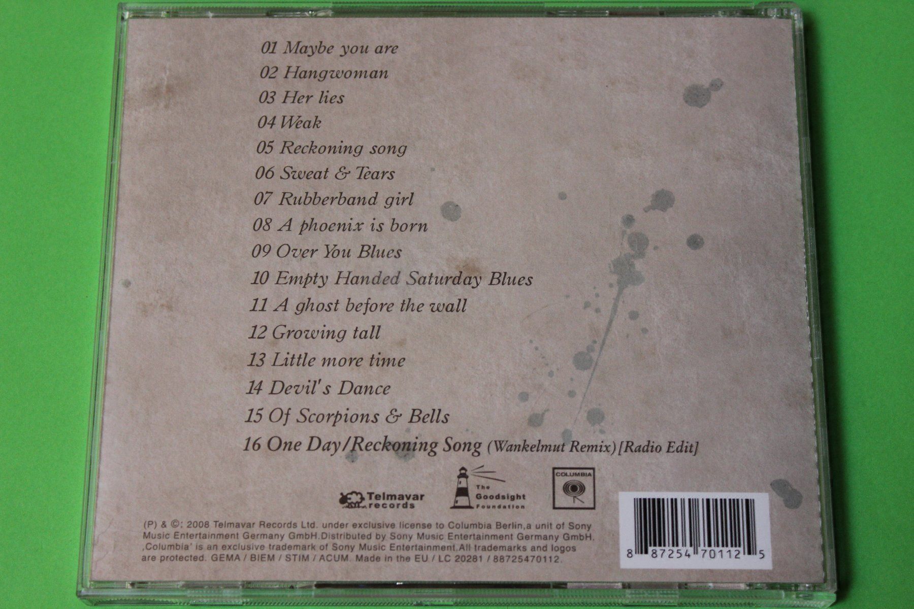 CDs: ASAF AVIDAN - THE RECKONING CD 2008 (mit Top-Hit "One Day") – D'occasion à Tübach par JamesStone 5