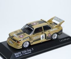 BMW 320i GRP 5 DRM 1977 #4 OBERMOSER 1:43 MINICHAMPS
